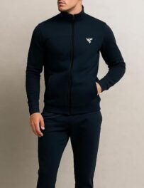 Krystle Men’s 2-Piece Track Suit – Full Zip Jacket and Joggers