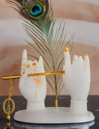 Lord Krishna Hand Playing Murli – Artistic Style Statue