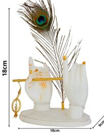 Lord Krishna Hand Playing Murli – Artistic Style Statue