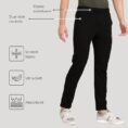 Men's Regular Fit Mid Rise Track Pant