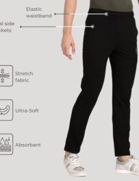 Men's Regular Fit Mid Rise Track Pant