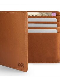 DailyObjects Classic Bifold Wallet For Men | Genuine Leather Material | Holds up to 8 Credit/Debit/ATM Cards | Slim & Easy to Fit | Handcrafted Money Purse
