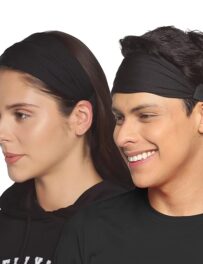 Boldfit Gym Headband for Men and Women – Black (One Size, HeadBandBlack)