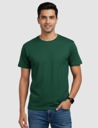 Plain T-Shirts 2.0 – 50% Cotton 50% Polyester Half-Sleeve Unisex Tee | India Store Mart