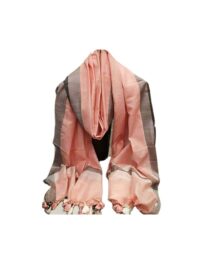 Beauteefy | Women 's Bhagalpuri Soft Cotton Blend Dupatta [Stole] Italition Desine Border With Pom Pom [Soft Cotton Blend Dupatta