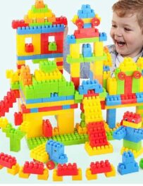 FunBlast DIY Plastic Building Blocks for Kids | 250 Pieces with 38 Wheels | Educational Toy for Girls & Boys