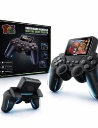 TOYTONIC Handheld Gaming Console for Kids & Adults | 520 Classic Built-in Games | Retro Video Game Player | Portable, Rechargeable, TV Output | Toy & Gift for Boys Girls Ages 6-14 | Mini Game Box