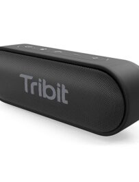 Tribit Updated Version XSound Go Wireless Bluetooth 5.3 Speakers with Loud Stereo Sound & Rich Bass 16W,24H Playtime,150 ft Bluetooth Range,Outdoor Lightweight IPX7 Waterproof,Built-in Mic (Black)