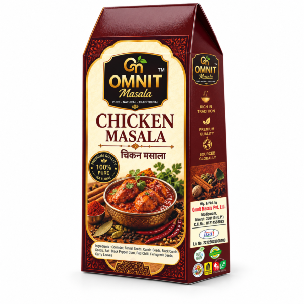 Omnit Chicken Masala Spice Carton Omnit Chicken Masala Spice Carton