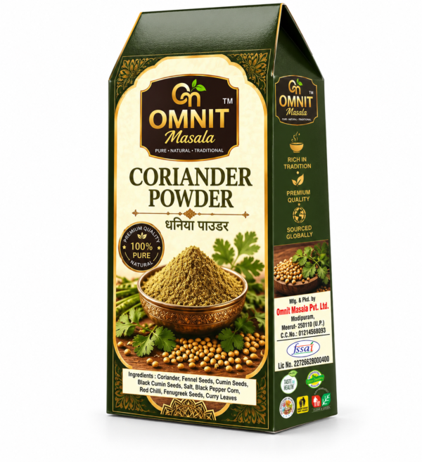 OMNIT Coriander Powder | Ground Coriander for Indian Recipes